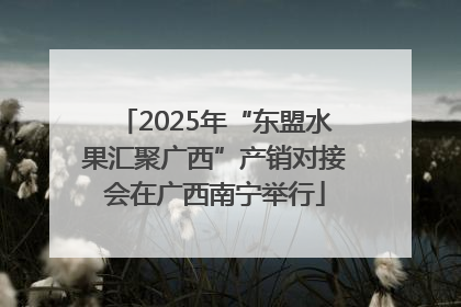 2025年“东盟水果汇聚广西”产销对接会在广西南宁举行