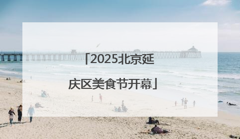 2025北京延庆区美食节开幕