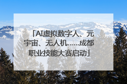 AI虚拟数字人、元宇宙、无人机……成都职业技能大赛启动